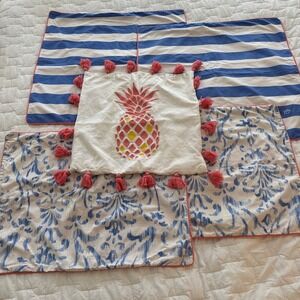 Set Of Southern Tide Bedding Shams Nautical Euro, Standard, Accent Shams